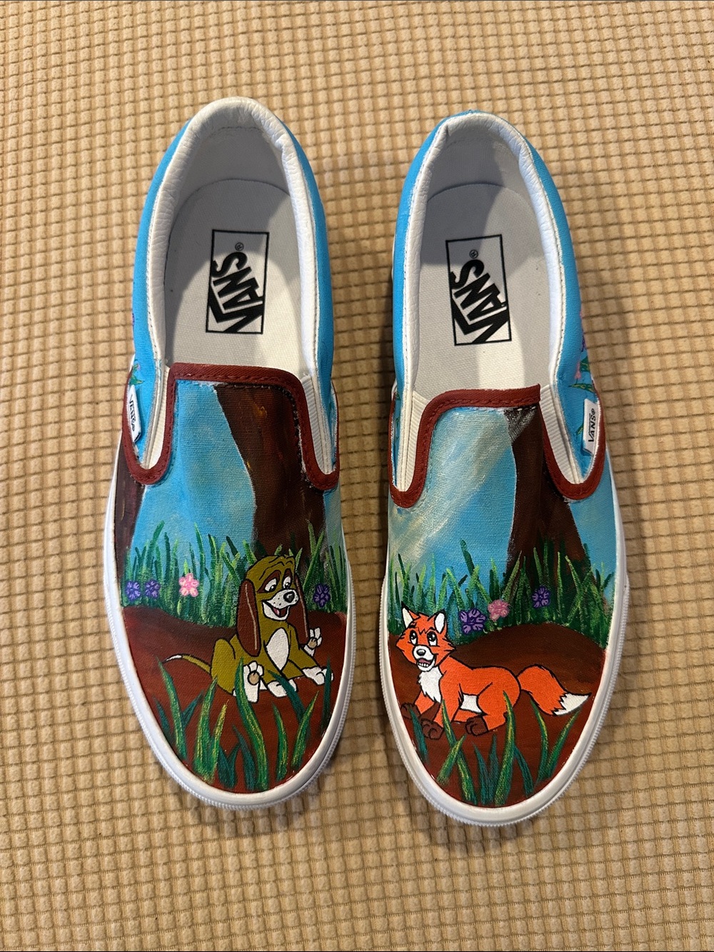 Hand-Painted The Fox and The Hound Vans